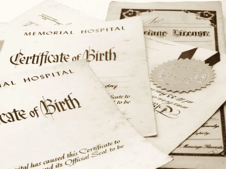 Birth Certificate Number UK